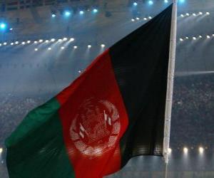 yapboz Afganistan Bayrağı